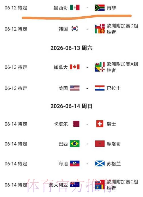 2026美加墨世界杯实时比分准不准